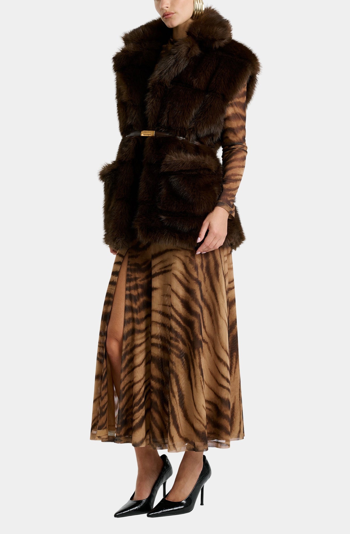 Brentley Faux Fur Vest
