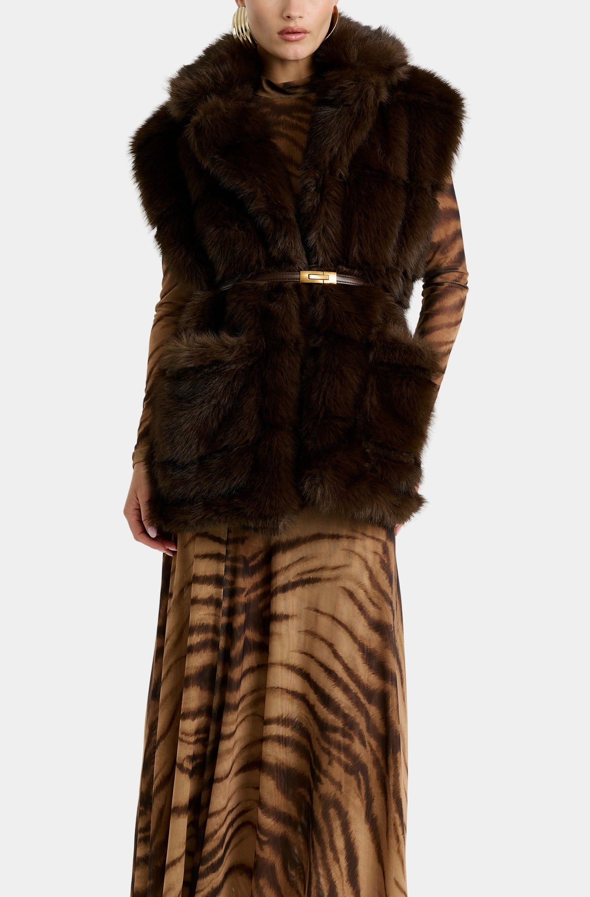 Brentley Faux Fur Vest