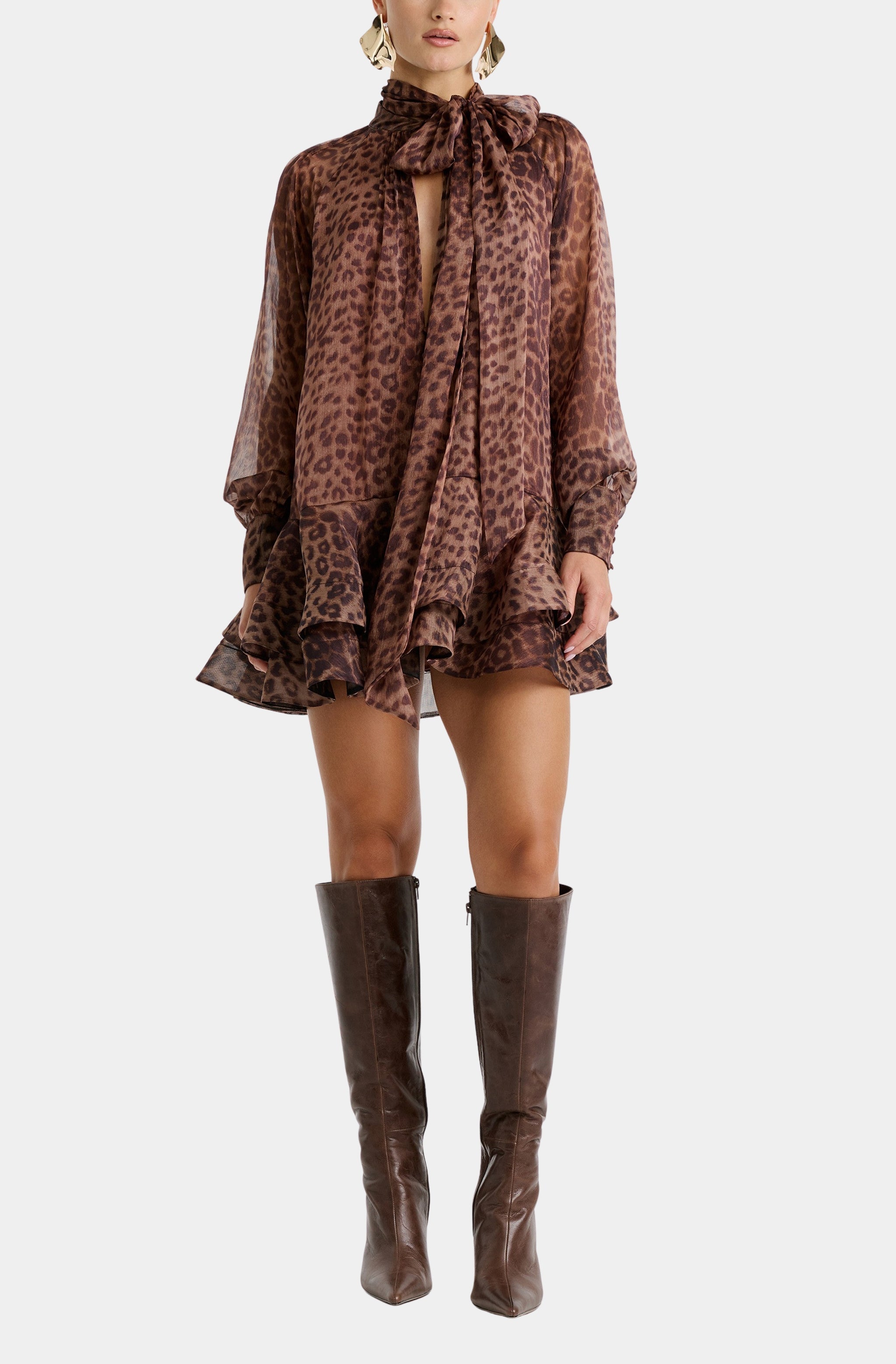Adrie Babydoll Mini Dress