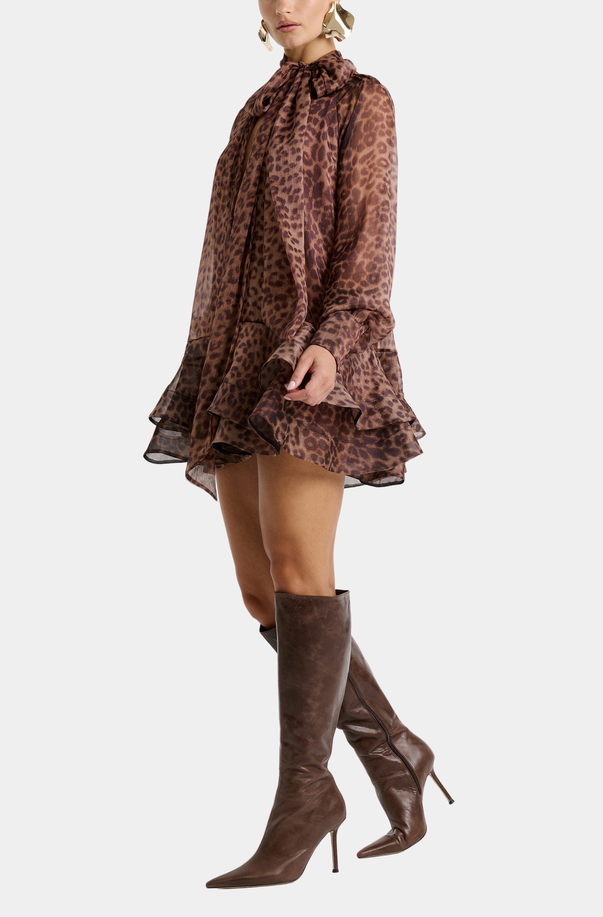Adrie Babydoll Mini Dress