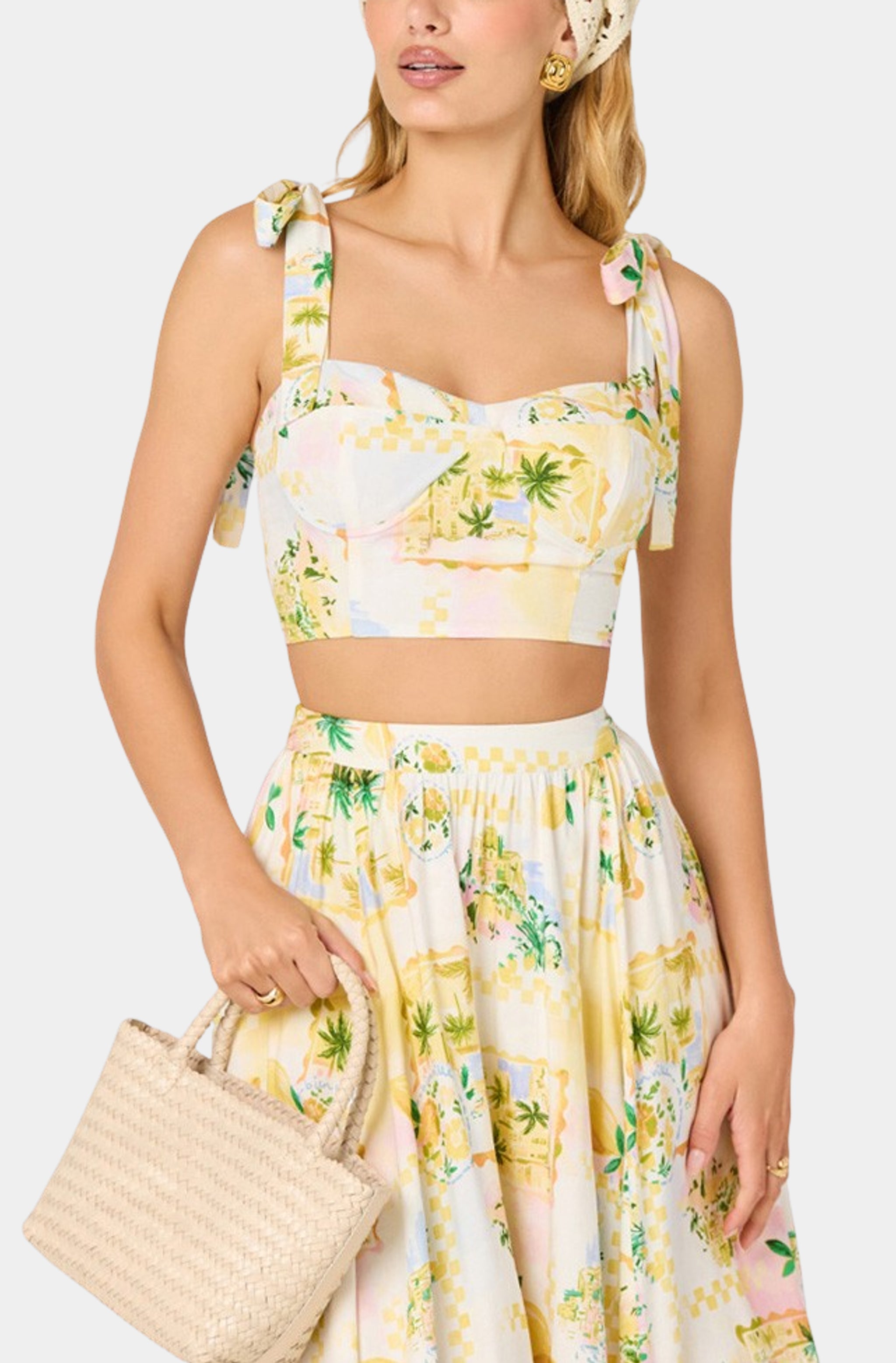 Herlipto Pearl-Strap Frill Top Lemon 新品 Blondelle Frill Detail Top Yellow | Princess Polly