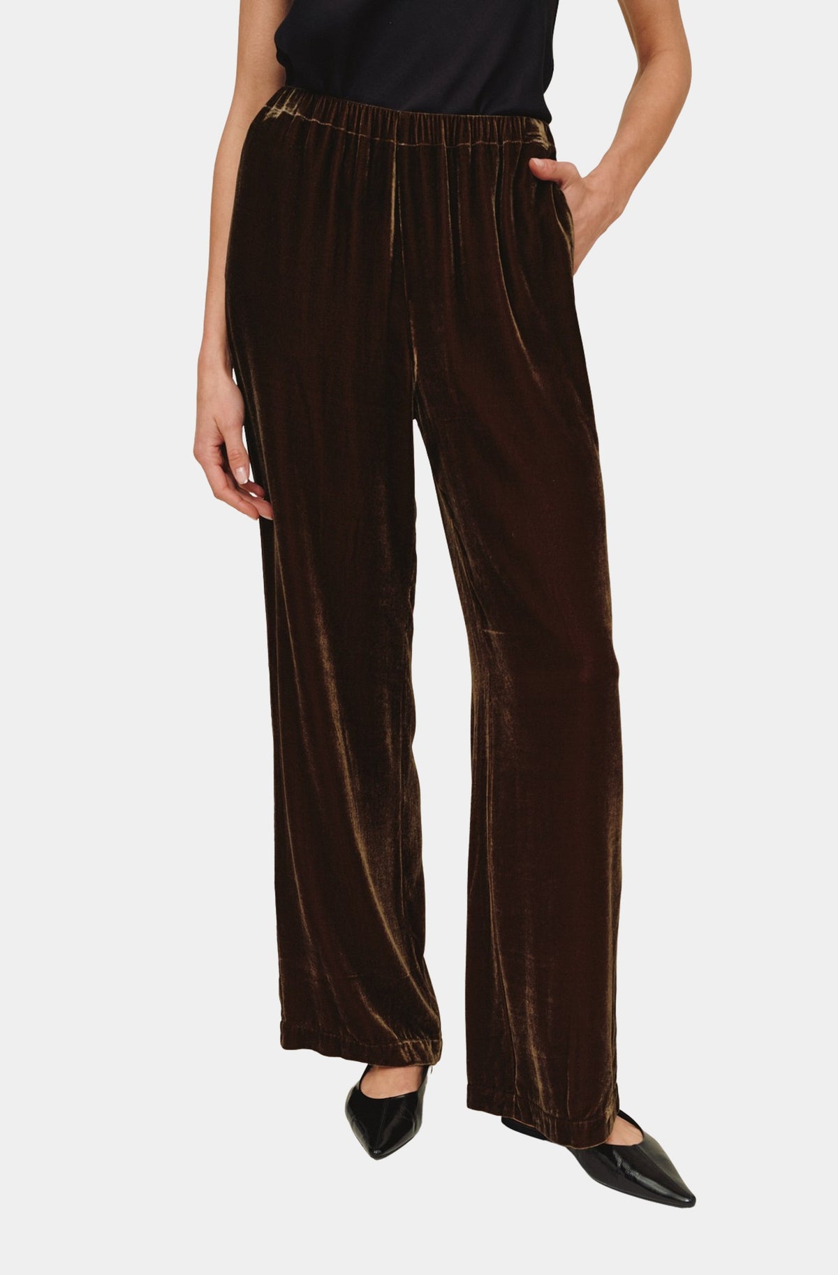 Sleek Clean Wide Leg Pants