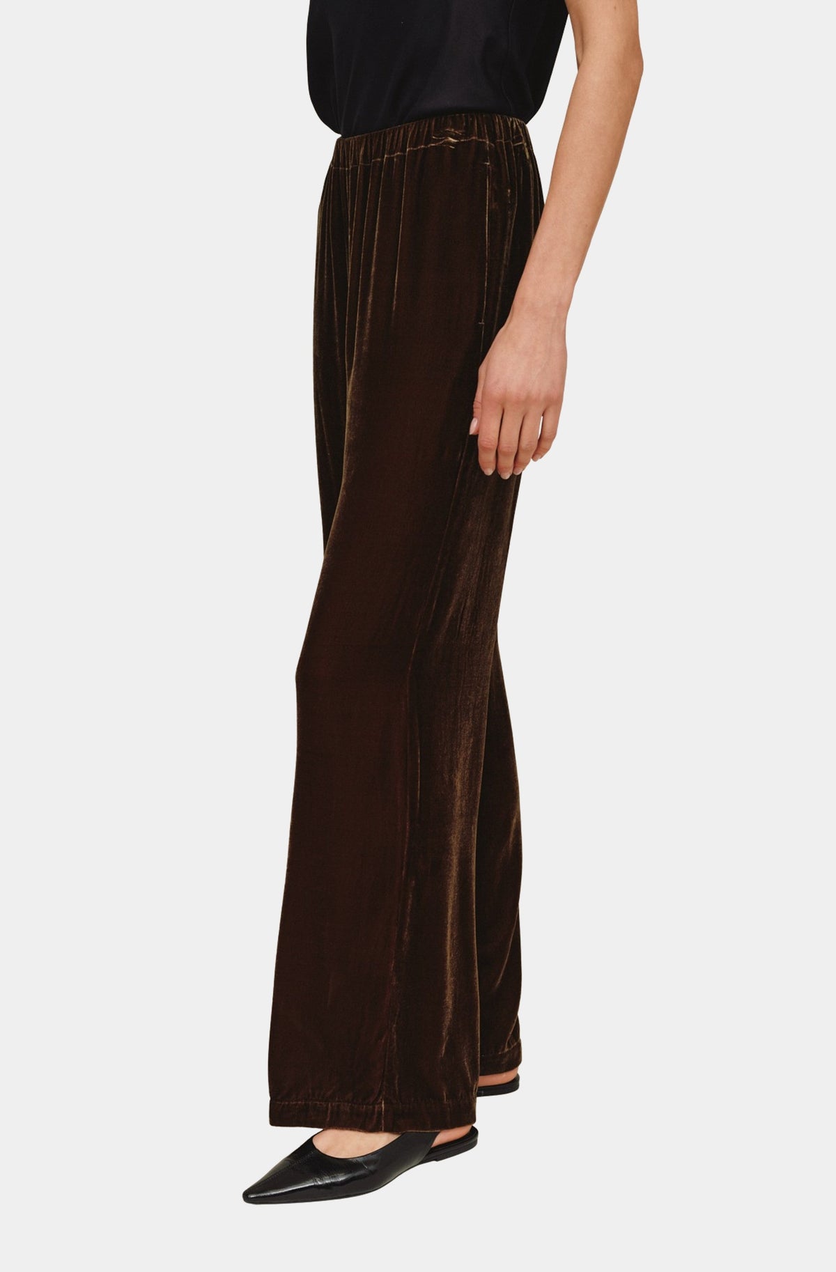Sleek Clean Wide Leg Pants