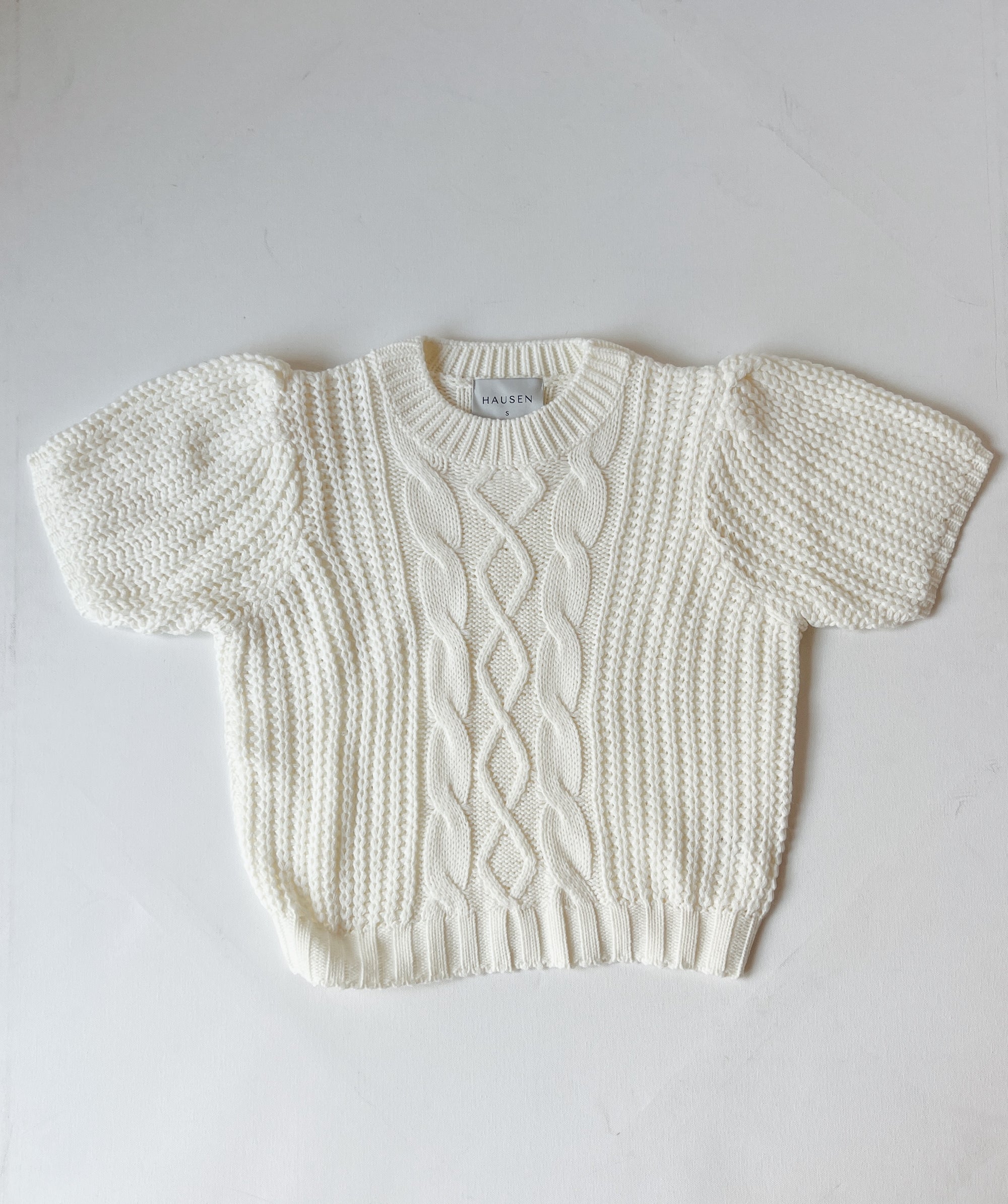 Ivory SS Sweater