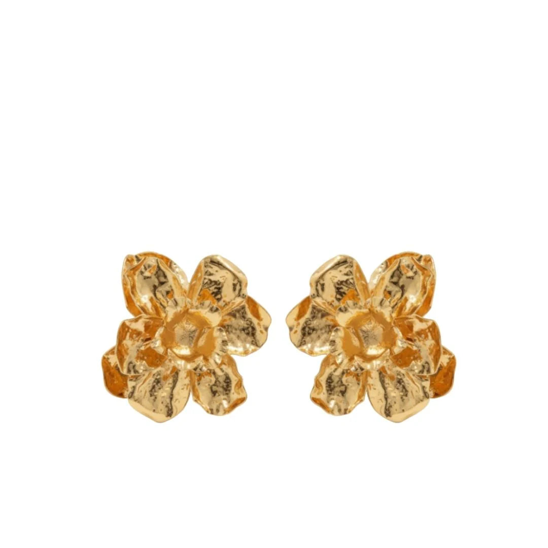 Metallic Bloom Earrings
