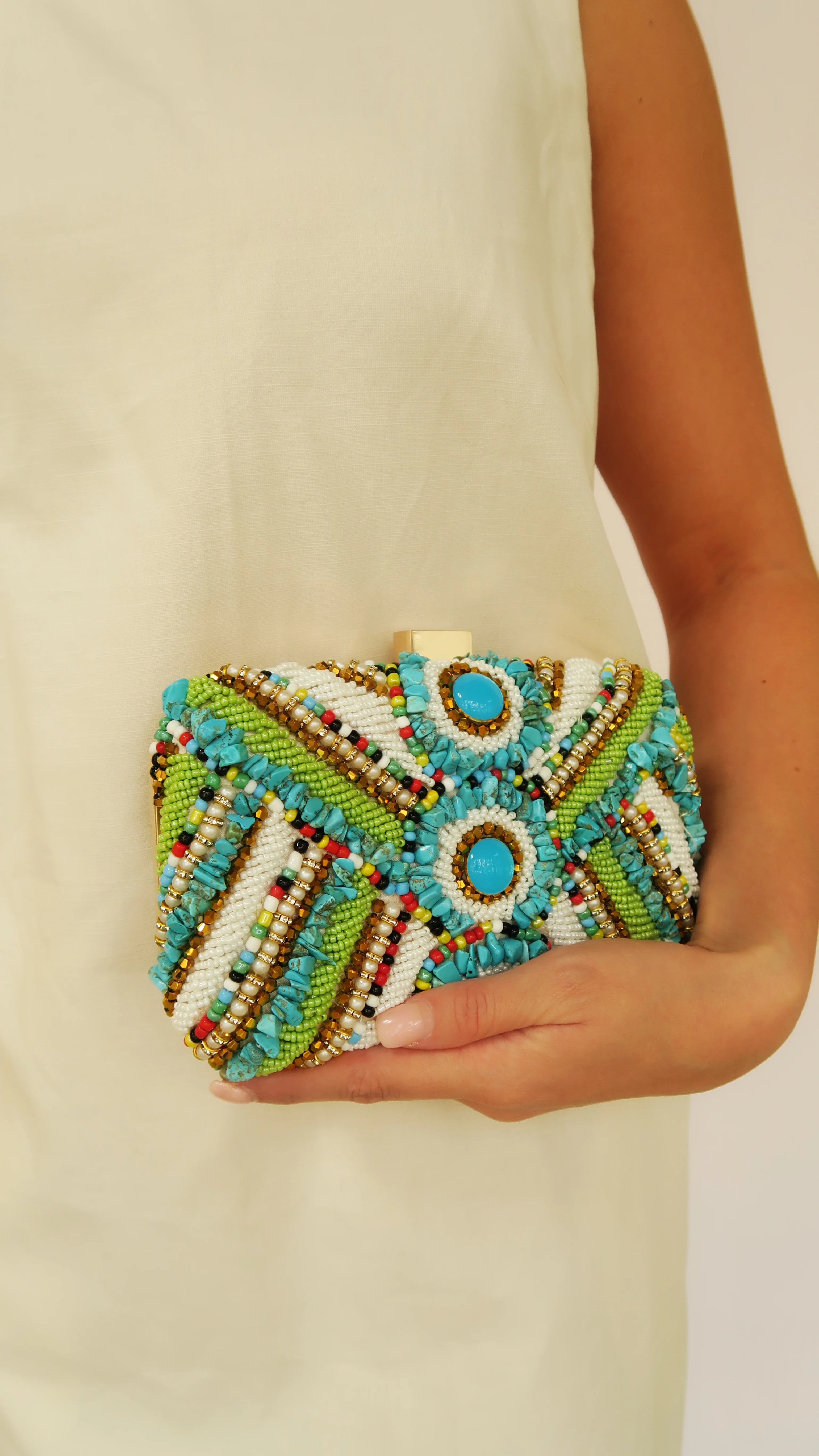 Taos Beaded Clutch