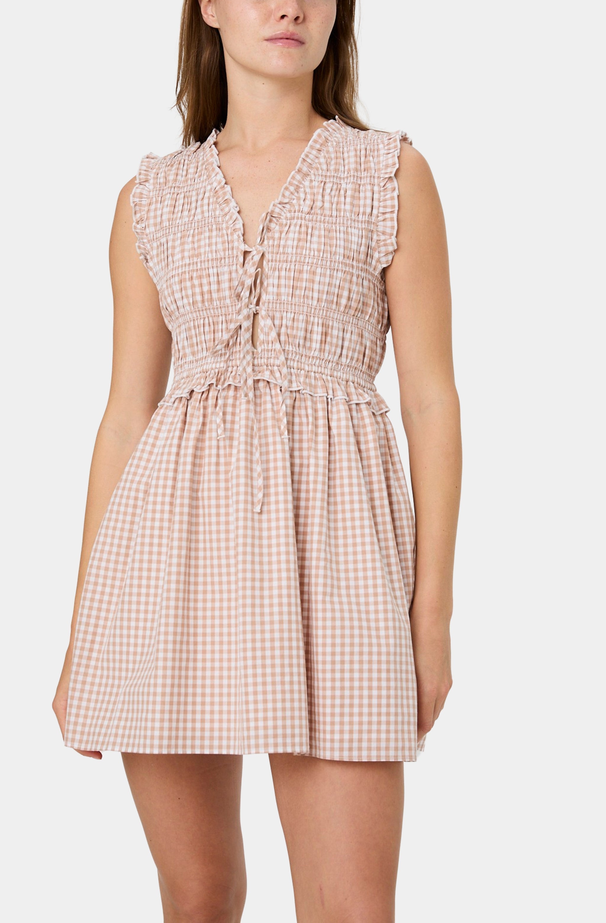 gingham 新品未使用　COMESANDGOES+AH.H Rhodes Pop Gingham Smocked Dress – Hemline Nashville
