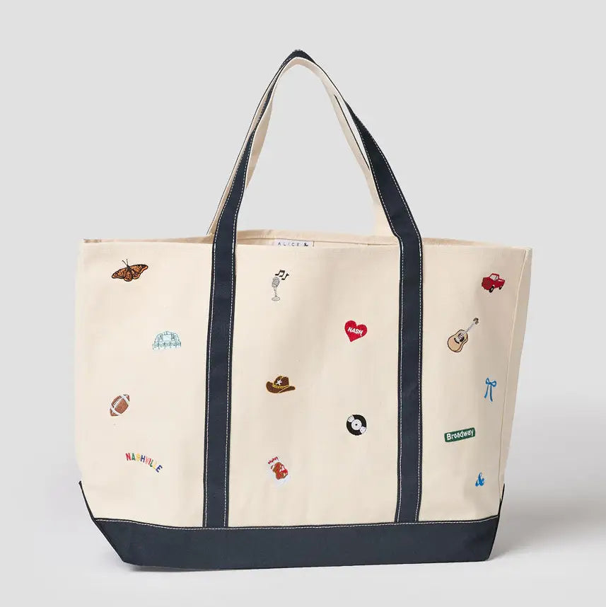 Nashville Icons Large Tote