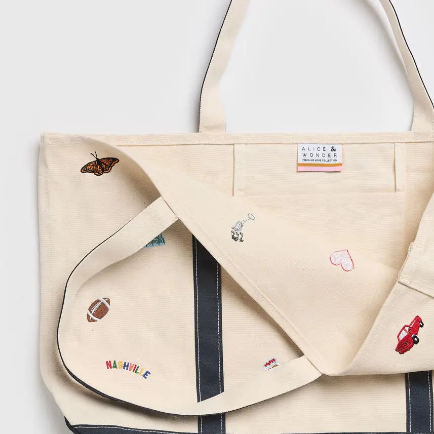Nashville Icons Large Tote