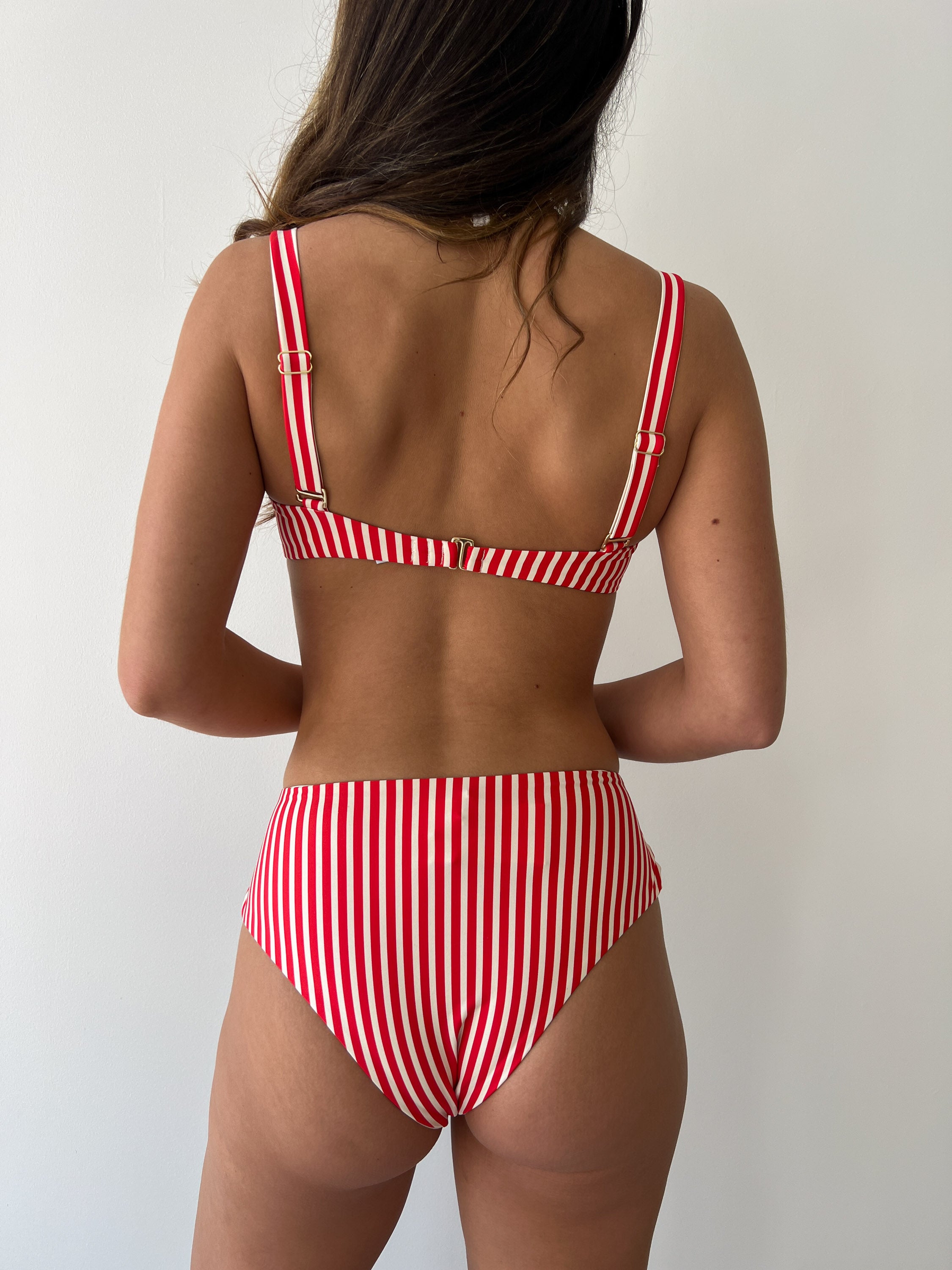 High Rise Tie Front Bottom