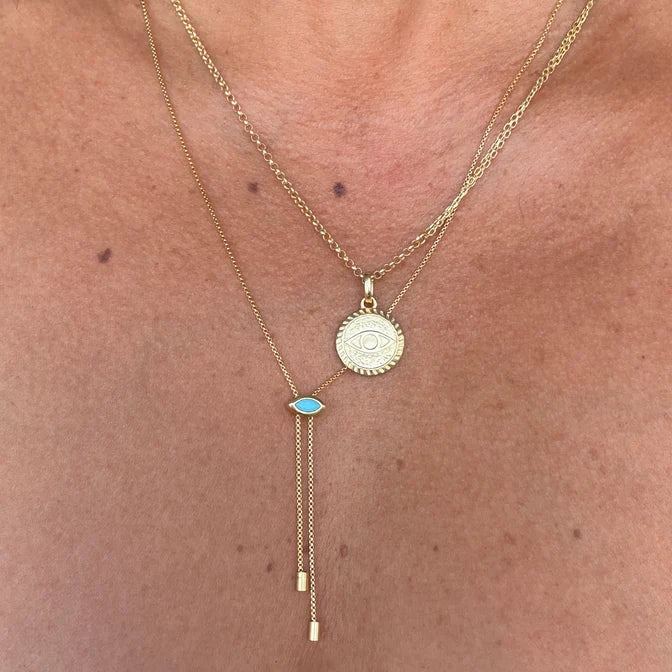 Intuition Turquoise Lariat