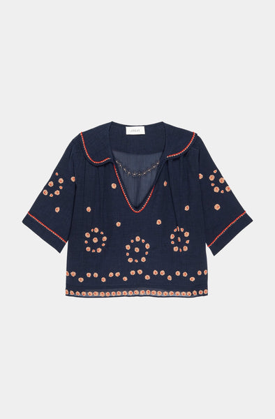 The Beaded Vintage Sailor Top – Hemline Nashville