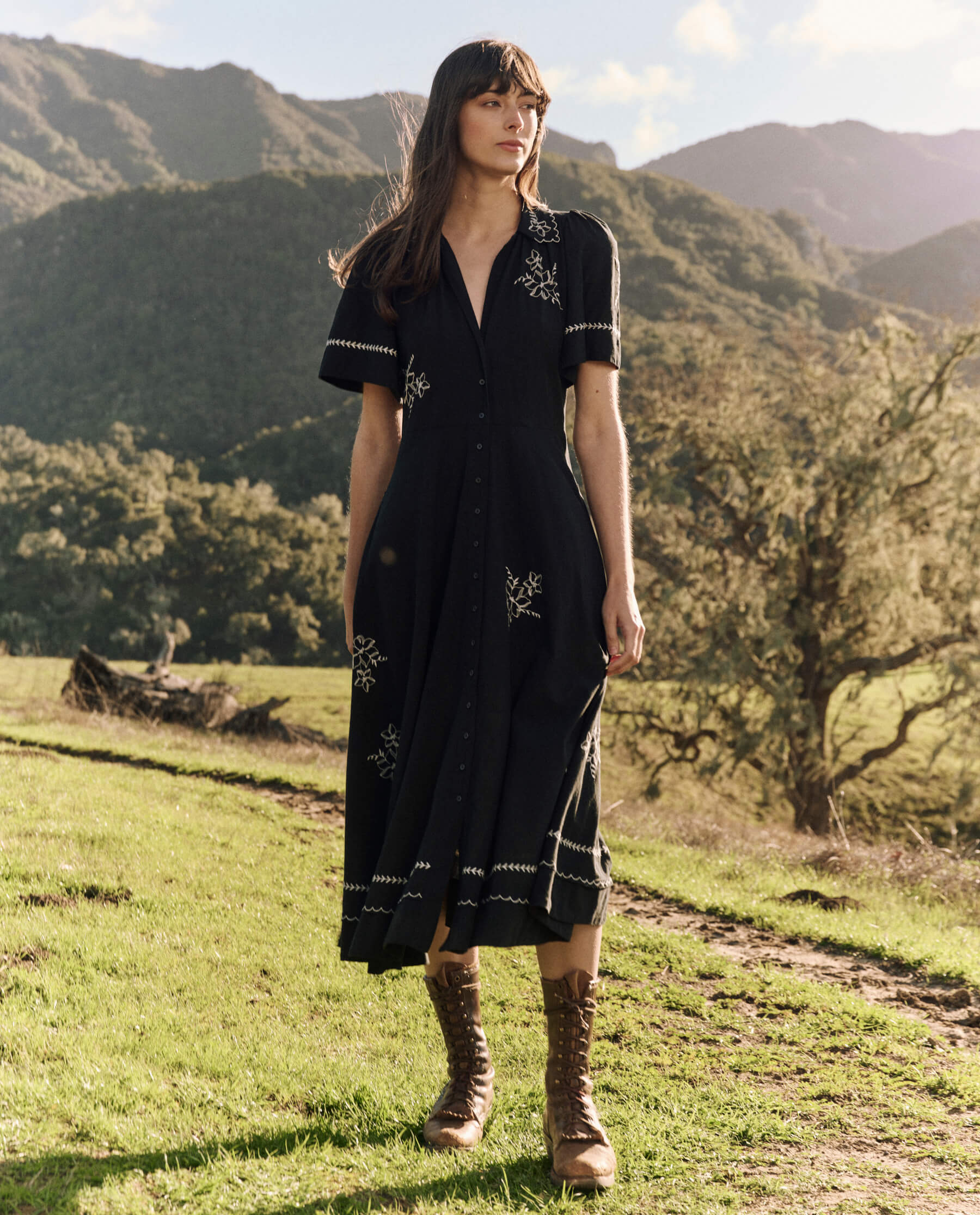 The Bridge Dress with Hanky Embroidery