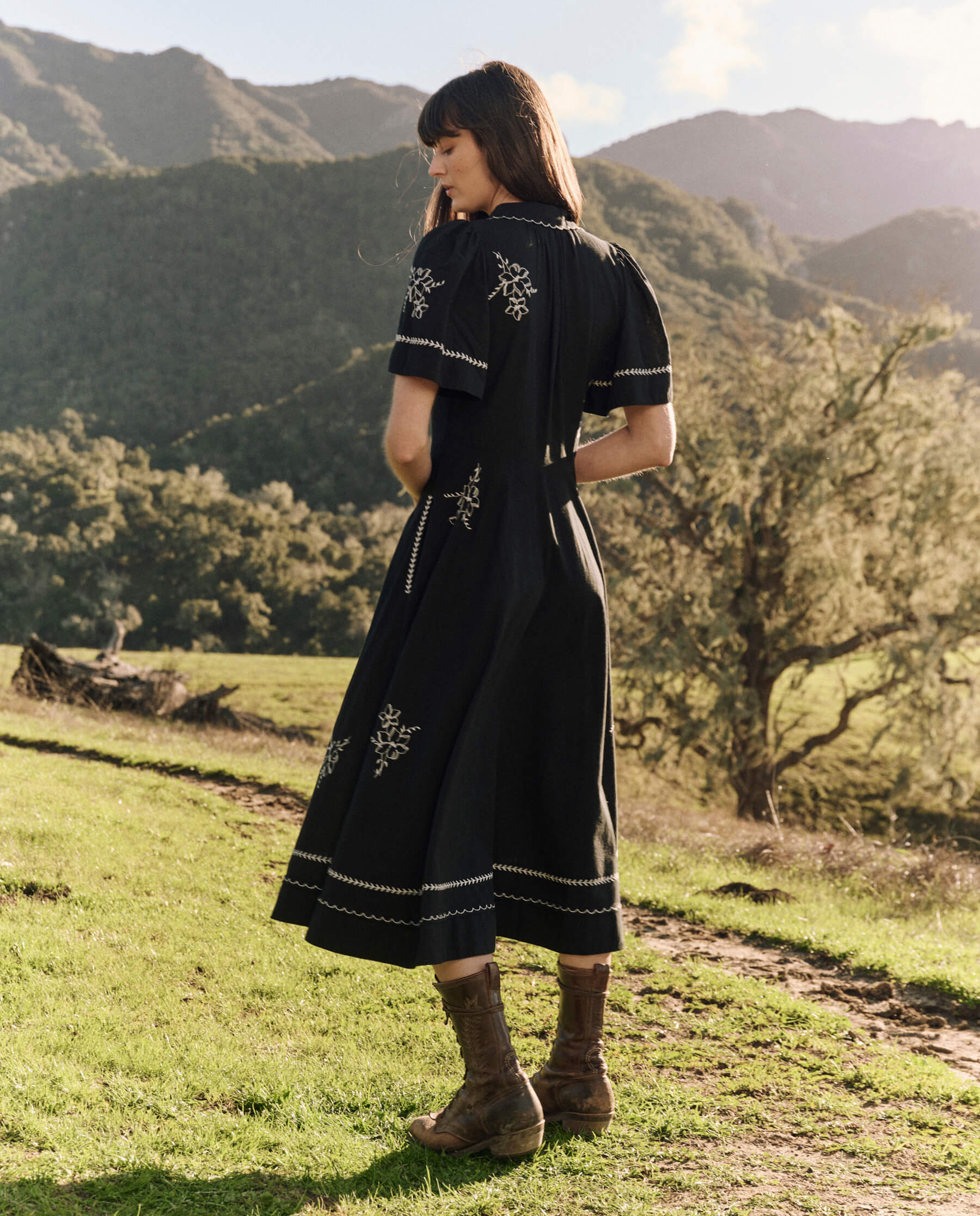 The Bridge Dress with Hanky Embroidery