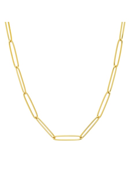 Thin Oval Link Necklace
