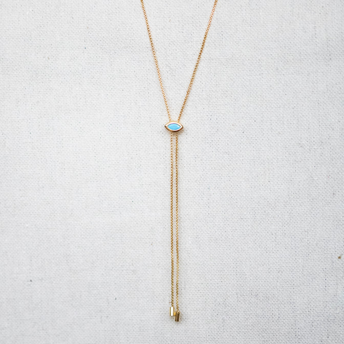 Intuition Turquoise Lariat