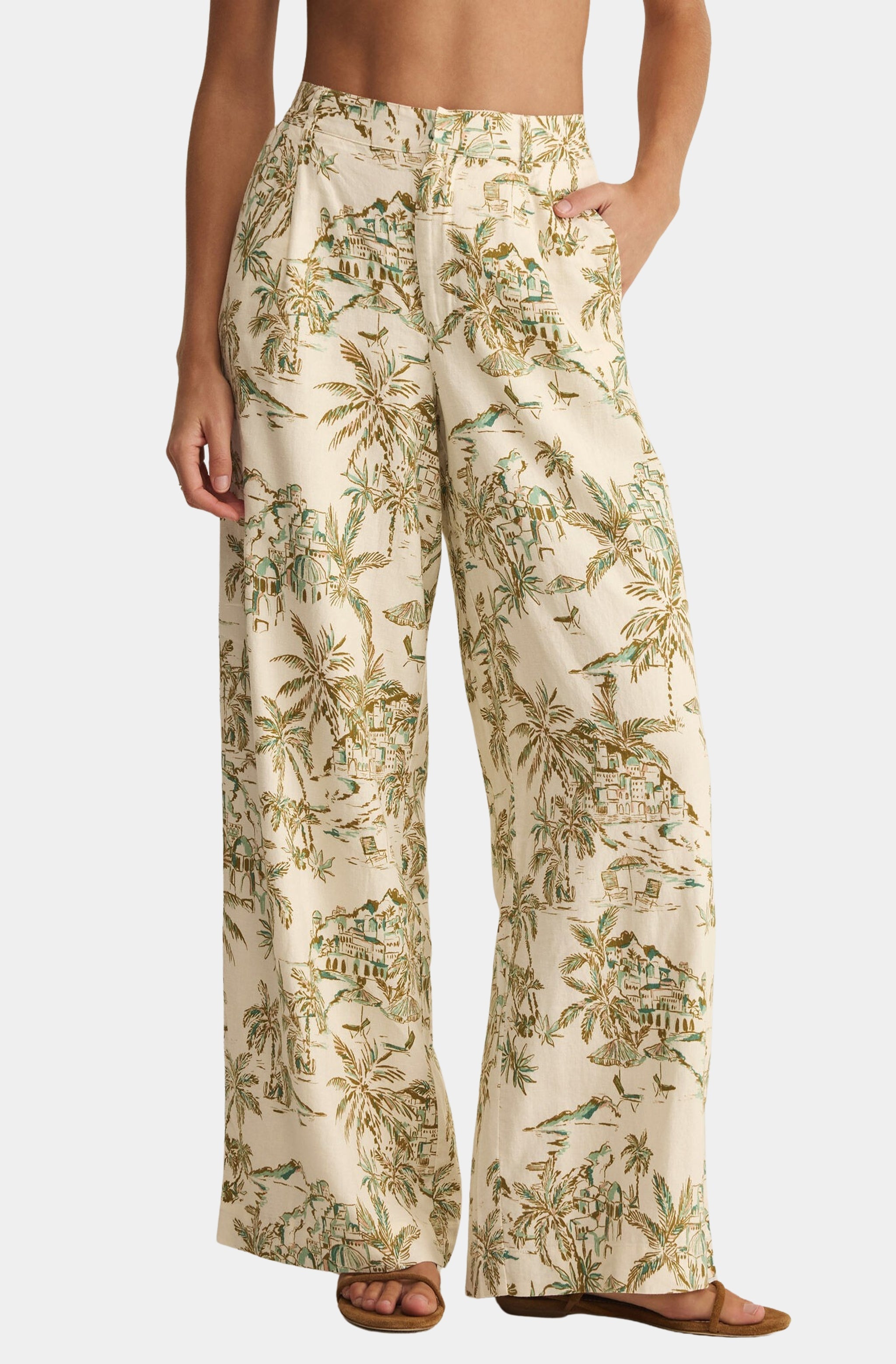 Overlook Tiki Tide Linen Pant