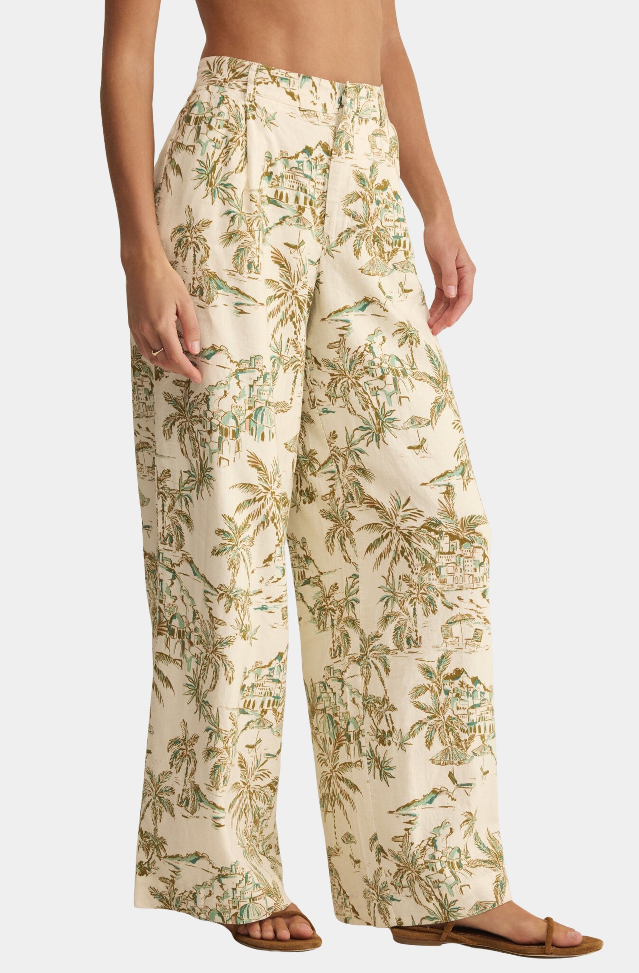 Overlook Tiki Tide Linen Pant