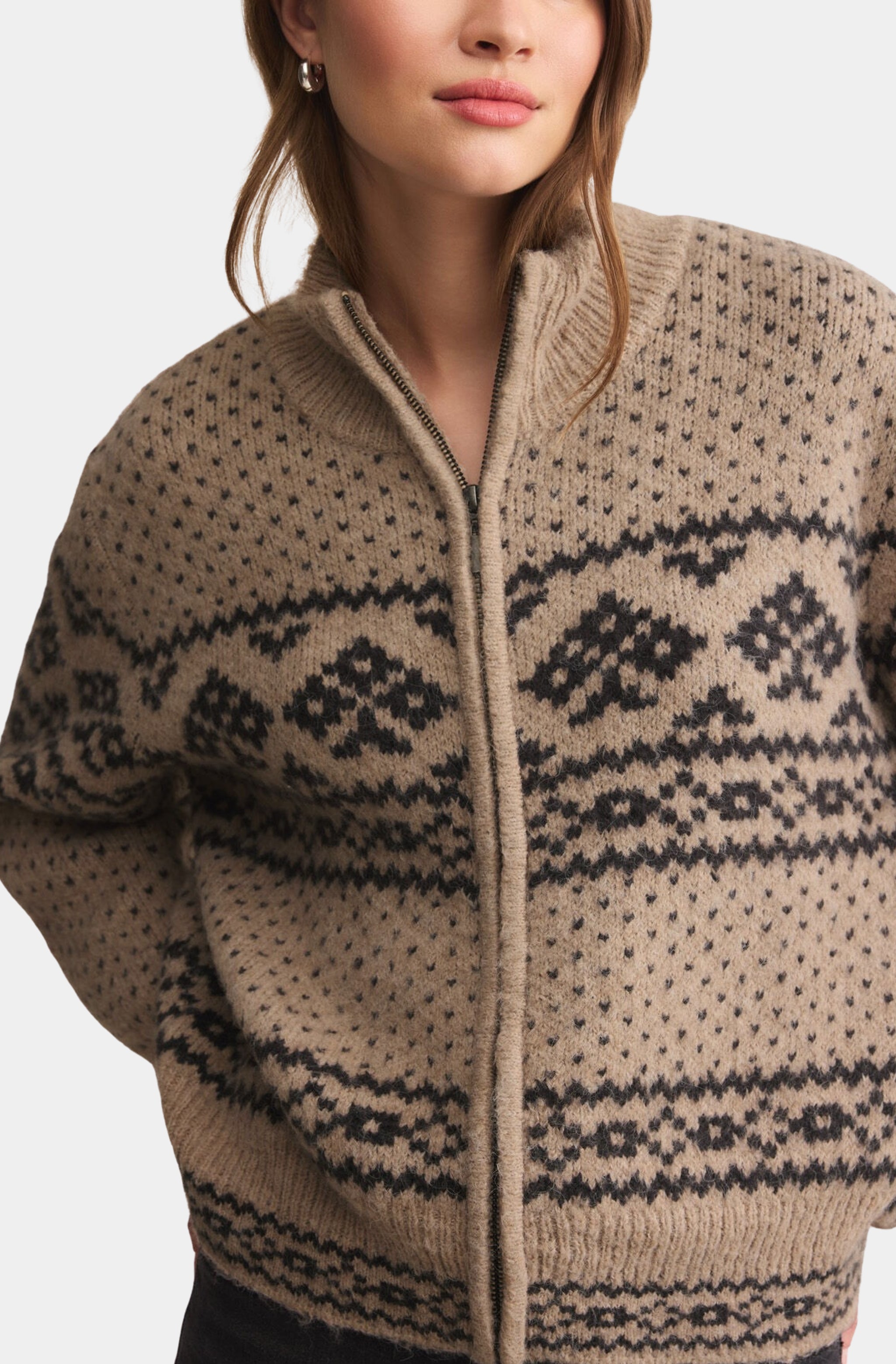 Bismarck Zip Cardigan