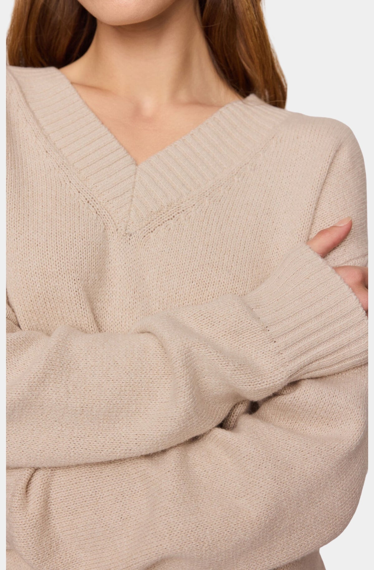 Cloud Spun V-Neck Sweater