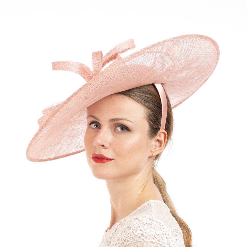 Sinamay Loop Bonded On Sinamay Base Fascinator