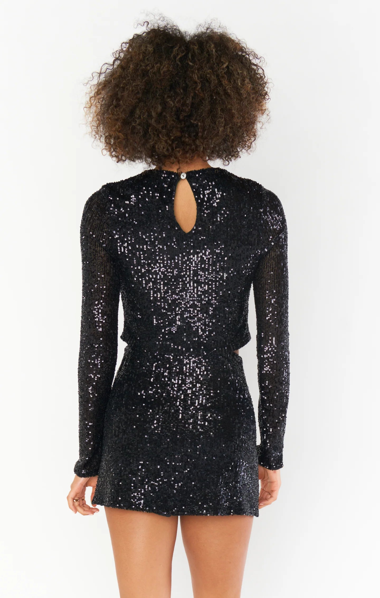 All Night Skort in Midnight Glitz