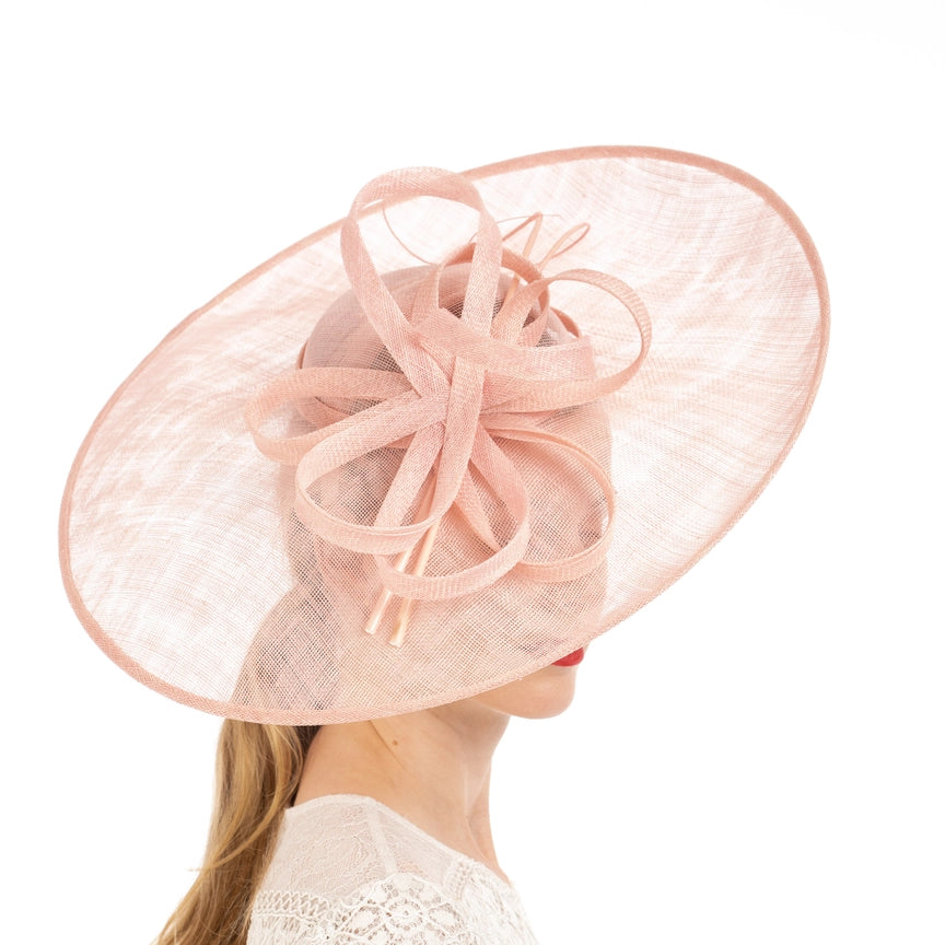 Sinamay Loop Bonded On Sinamay Base Fascinator