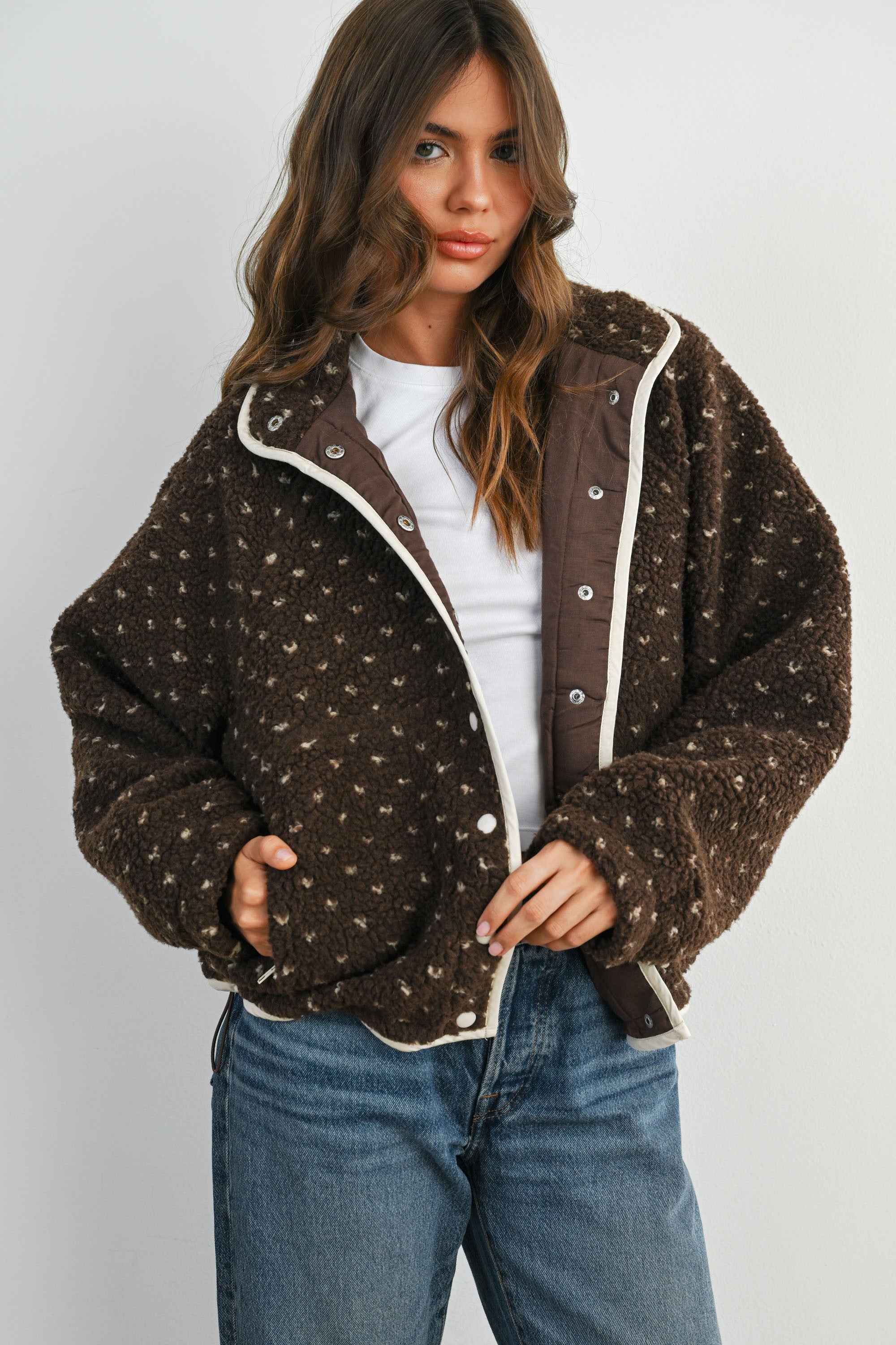 Fleece Heart Puffer