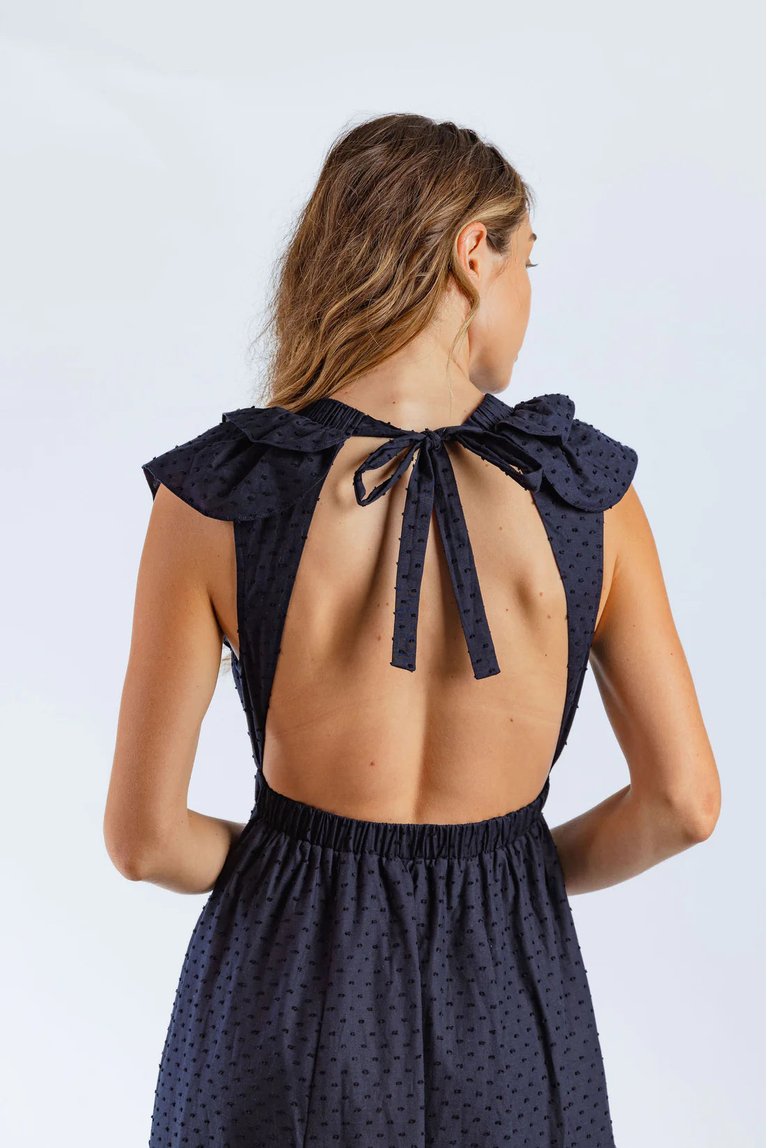 Florence Dress in Navy