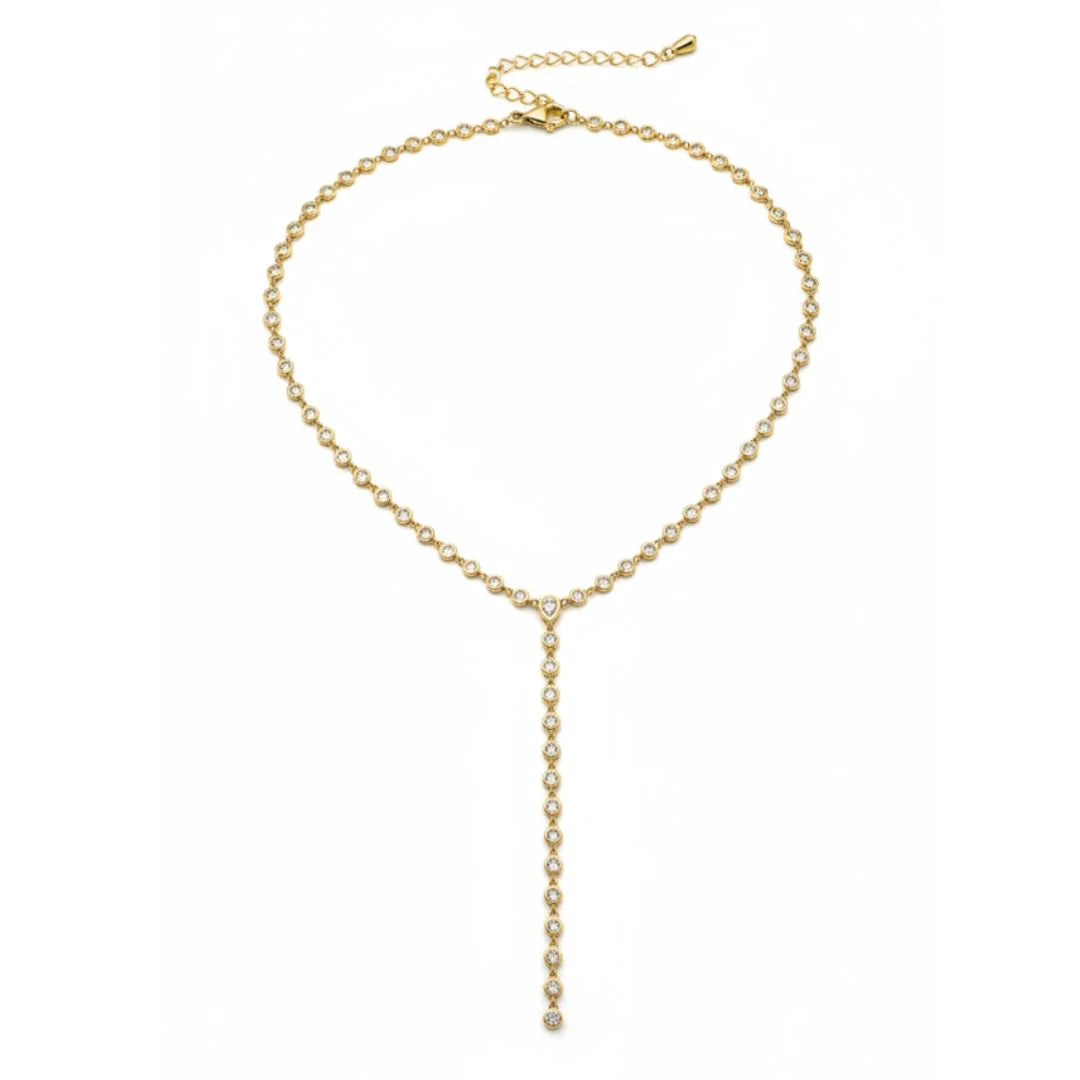 Linear Lariat Necklace