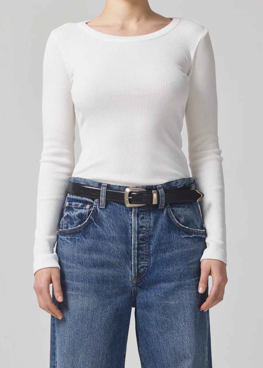 Adeline Top in Soft White
