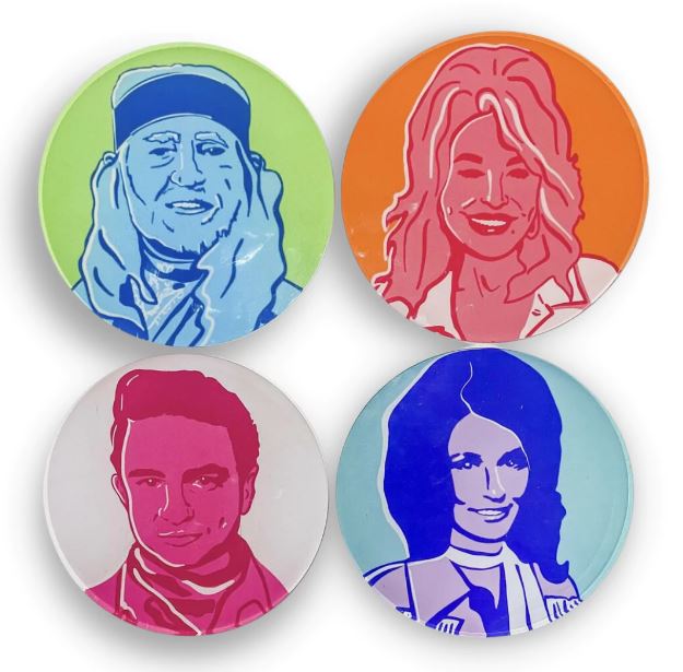 Country Legends Coaster Set