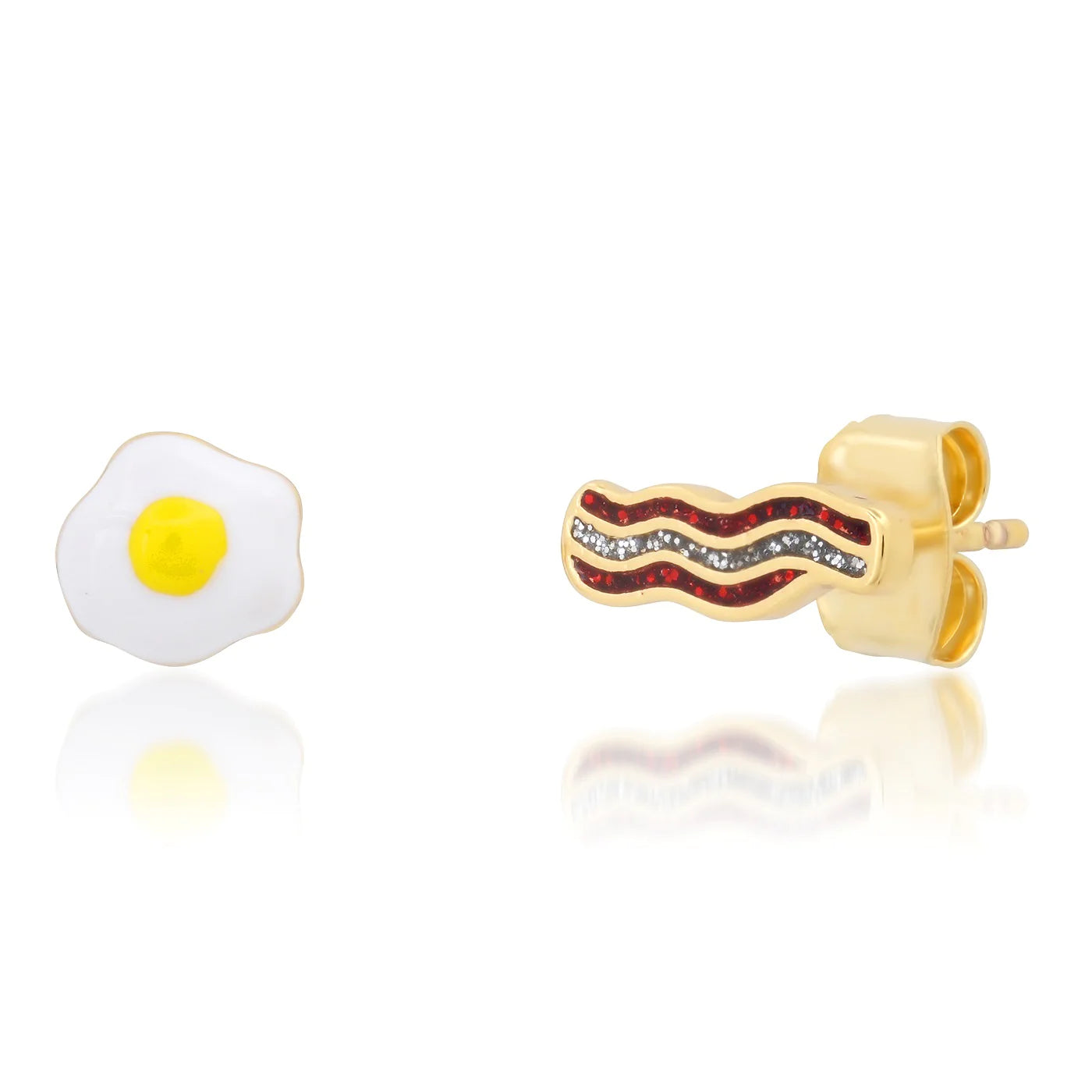 Bacon &amp; Eggs Post Earring