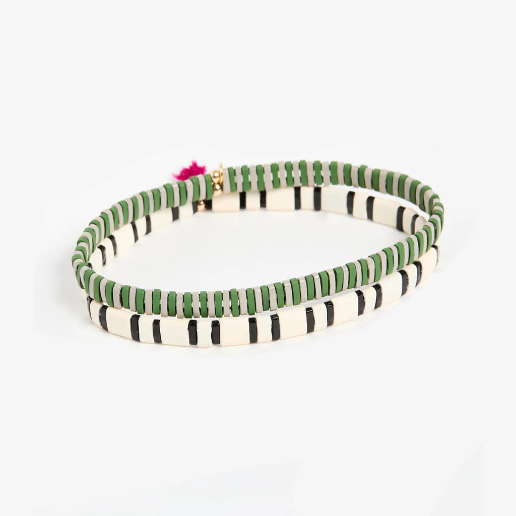 Tilu Bracelet Set in Serpentine