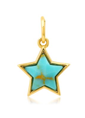 Turquoise Star Charm